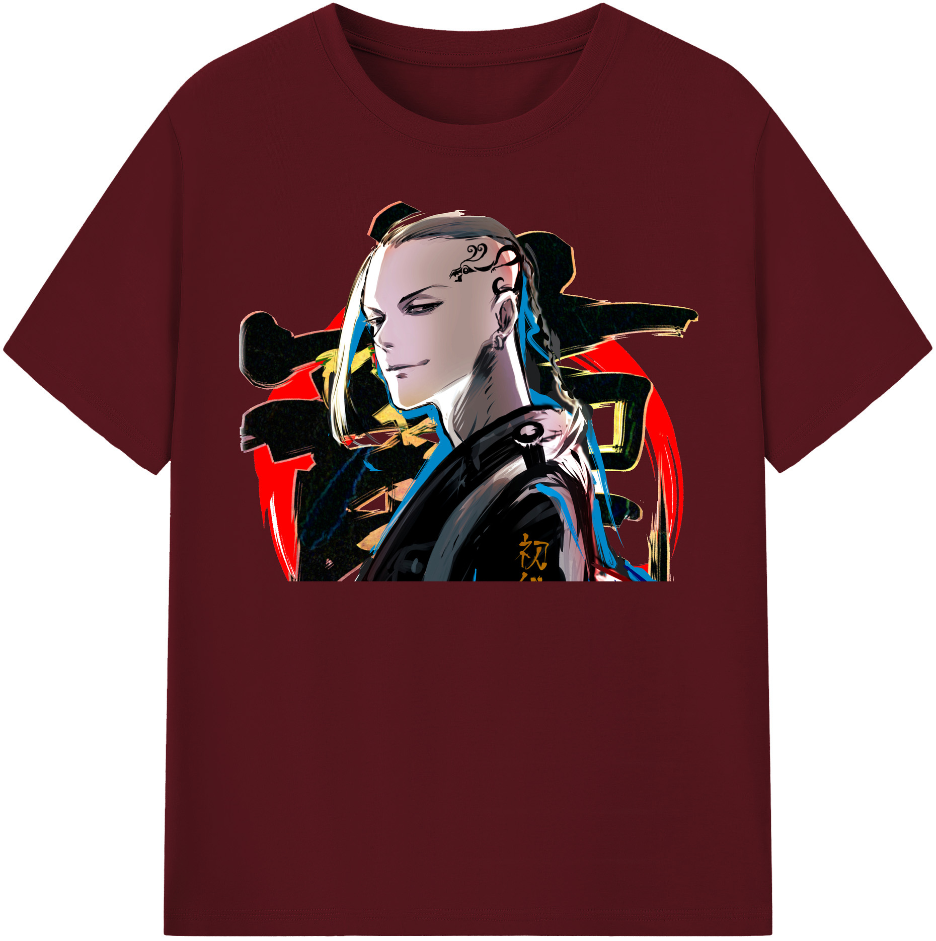 （画像用） 東京リベンジャーズ Tokyo Revengers 綿100％半袖Tシャツ（フロントプリント）
